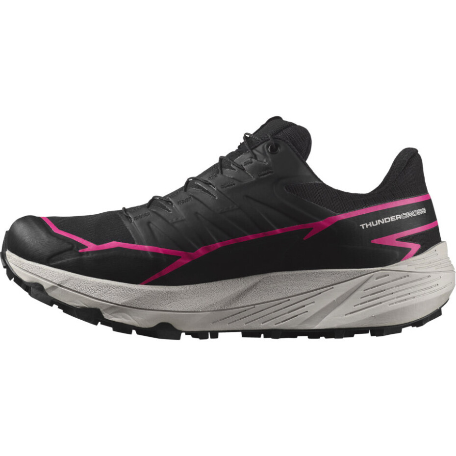 Dámská běžecká obuv Salomon Thundercross  Gore-Tex Black/Black/Pink Glo  UK 6,5 - main (1)