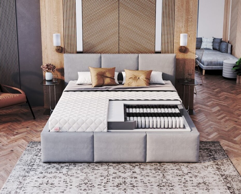FDM Taštičková matrace TREVISO Jersey | 100 x 200 cm - main (5)