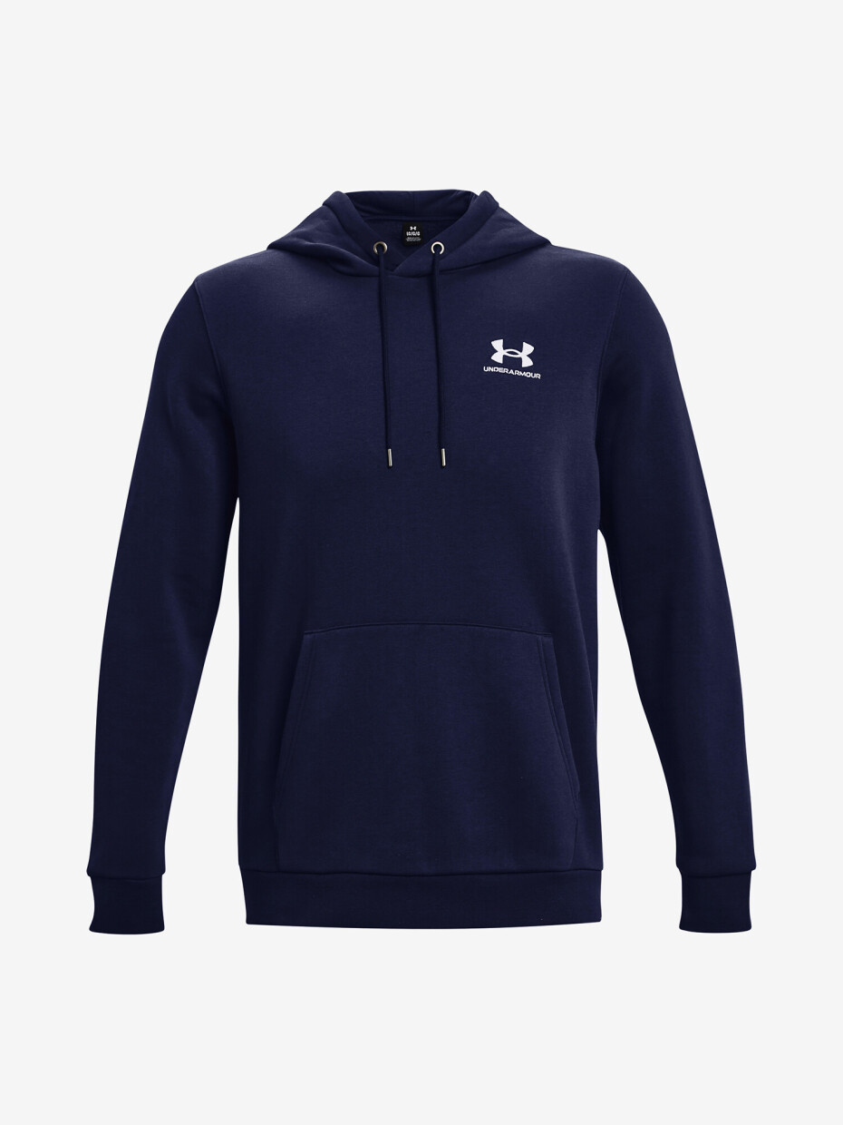 Pánská mikina Under Armour  Essential Fleece Hoodie-NVY S - main (4)