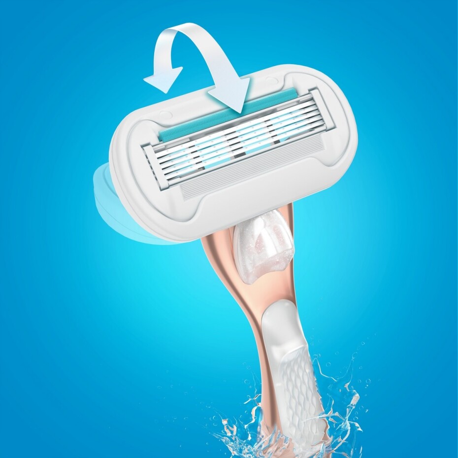 Gillette Dámský holicí strojek Venus Sensitive Rosegold - main (1)
