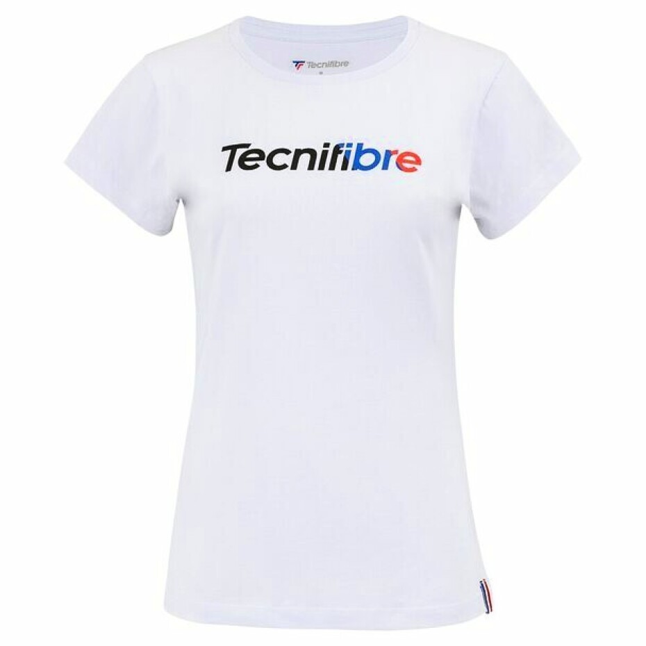 Tecnifibre Club Cotton Tee White - main (0)