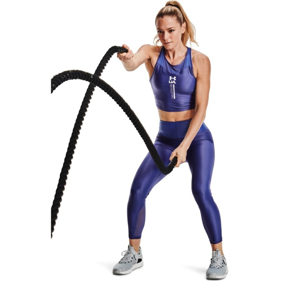 Dámské tílko Under Armour  Iso Chill Crop Tank Purple M - main (3)