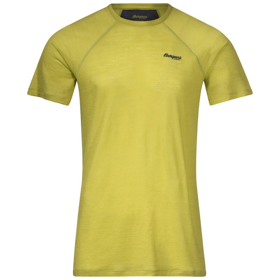 Pánské tričko Bergans  Floyen Wool Tee Green XL - main (0)