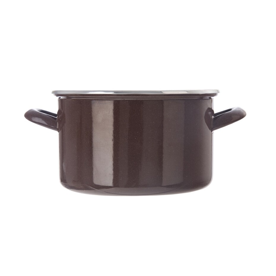 Orion Smaltovaný hrnec s lemem Brown, 3 l, 3 l - main (2)