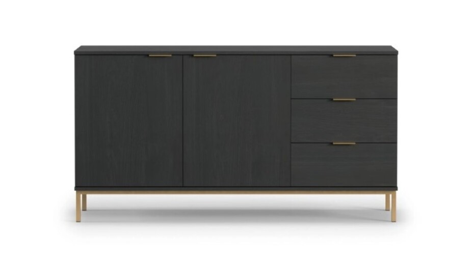 ArtGiB Komoda PULA PL-01 | černá K2D3SZ - main (1)