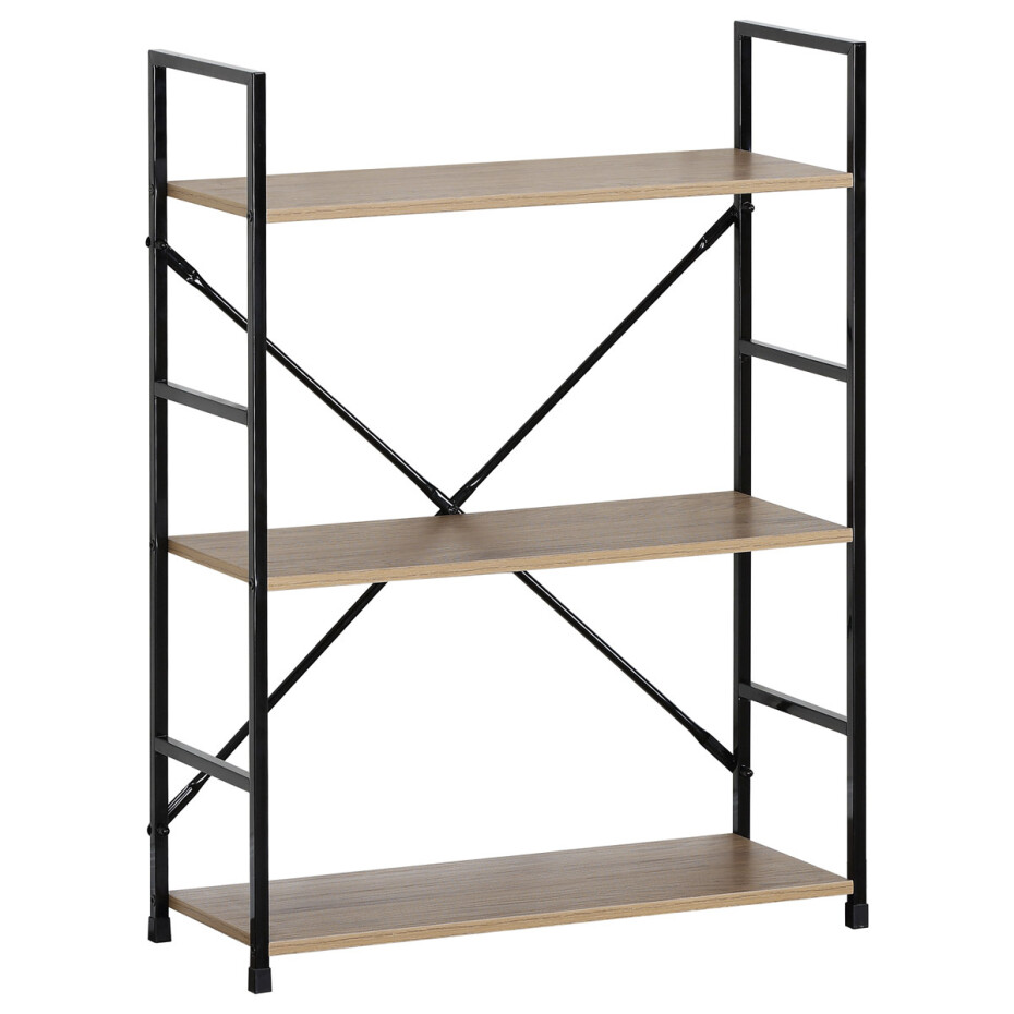 Regál GD-223 OAK Stor, 3 police, 58,5 x 23,5 x 80,5 cm - main (0)