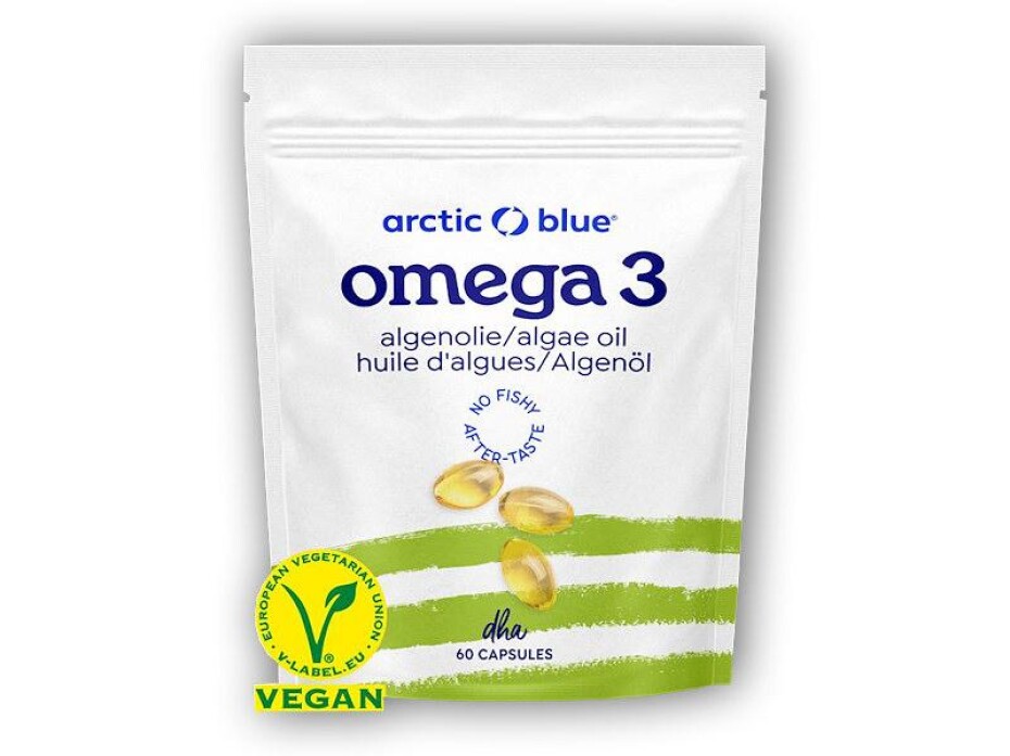 Arctic blue Vegan Omega 3 Algae 60 kapslí (250mg DHA) - main (0)