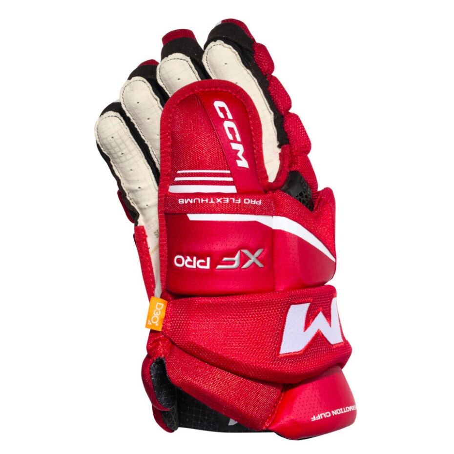 Hokejové rukavice CCM Tacks XF PRO Red/White Junior 11 palců - main (2)