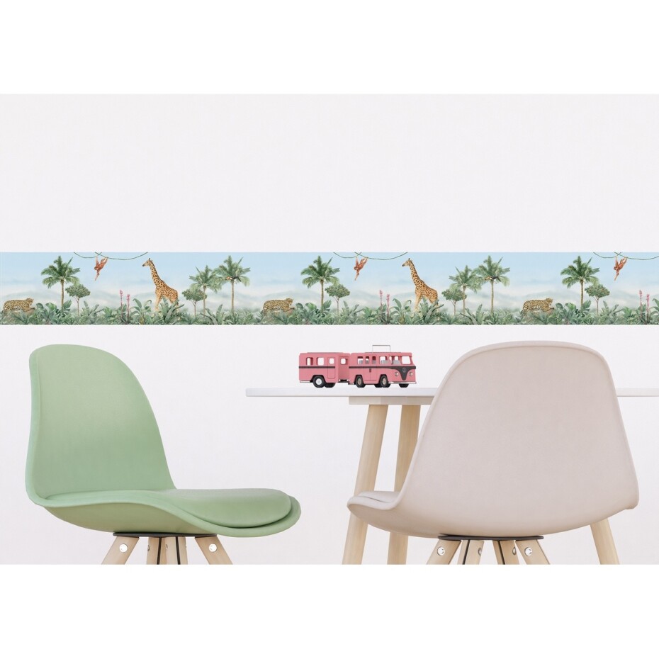 Samolepicí bordura Jungle 2, 500 x 13,8 cm - main (1)