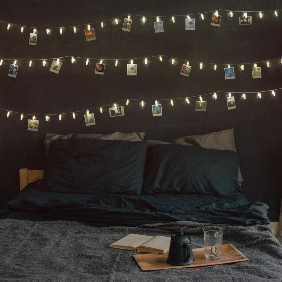 DecoKing Světelný řetěz na fotografie teplá bílá, 20 LED - main (0)