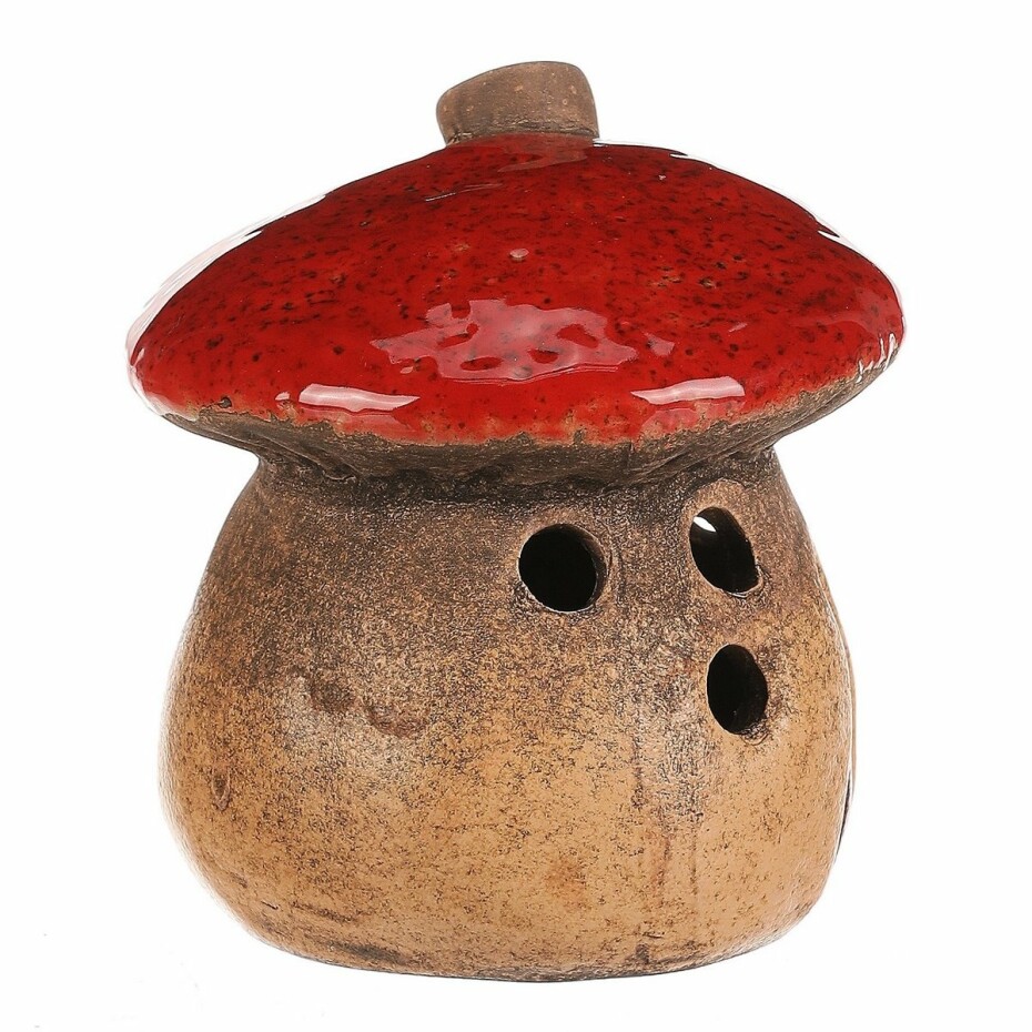 Svícen Houbový domek, 1 ks, 12 x 12 x 13 cm - main (4)