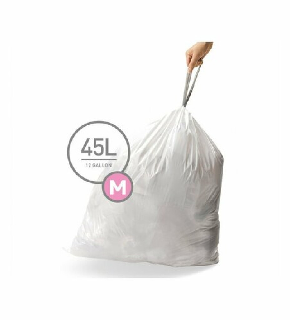 Sáčky do odpadkového koše 45 L, Simplehuman typ M, zatahovací, 20 ks v balení - main (1)