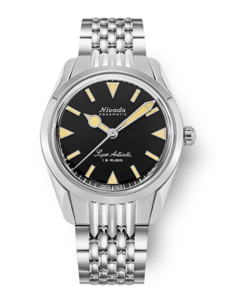 Nivada Grenchen Super Antarctic 35 mm - Black Beige Luminova - Rubber Tropic - main (7)