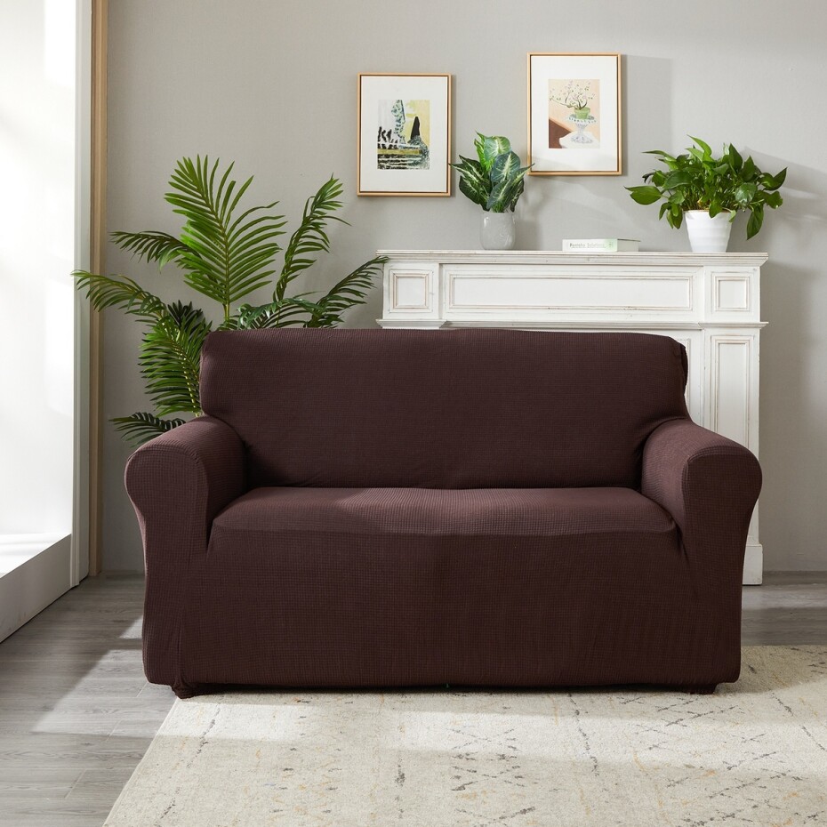 4Home Napínací potah na sedačku Magic clean tmavě hnědá, 190 - 230 cm - main (0)