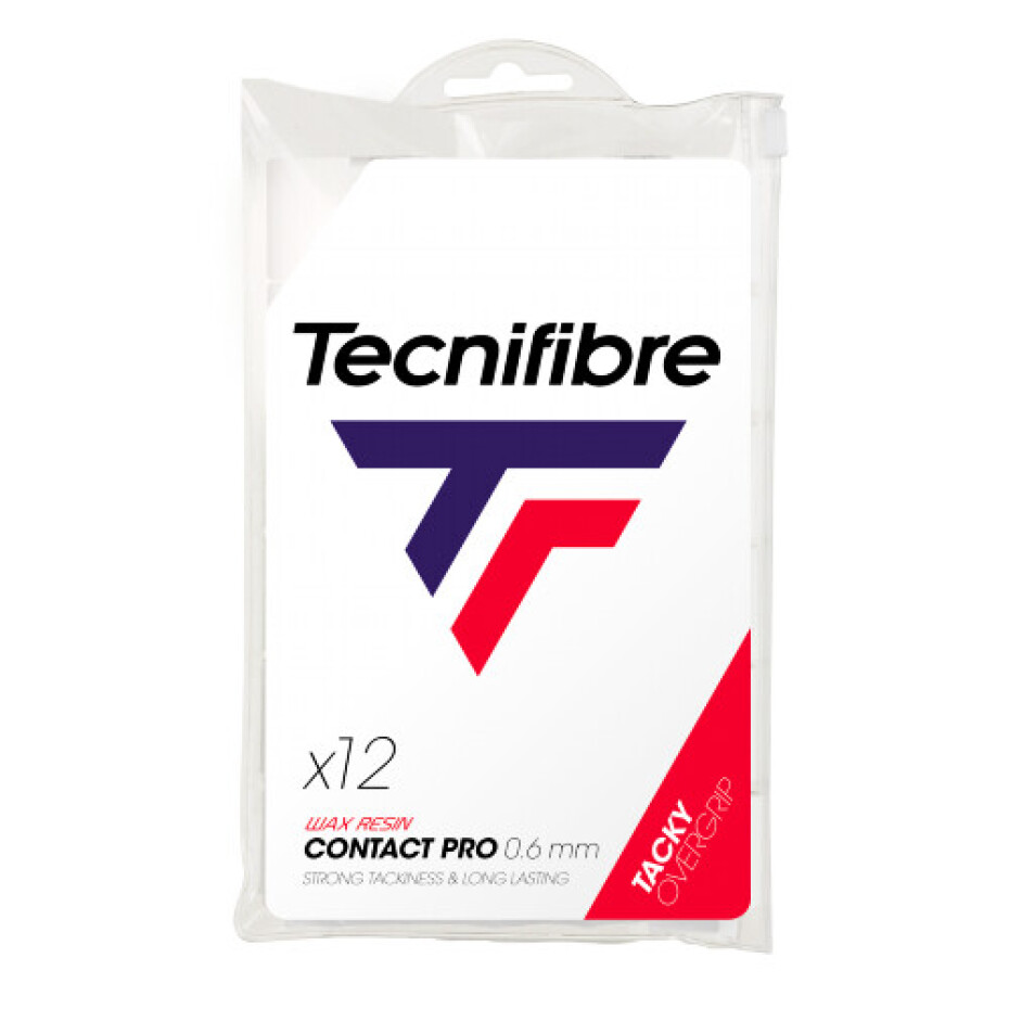 Tecnifibre Pro Contact 12 ks bílá - main (0)