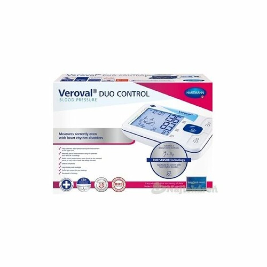 Hartmann Veroval Duo Control digitální tlakoměr, L 32 - 42 cm - main (1)