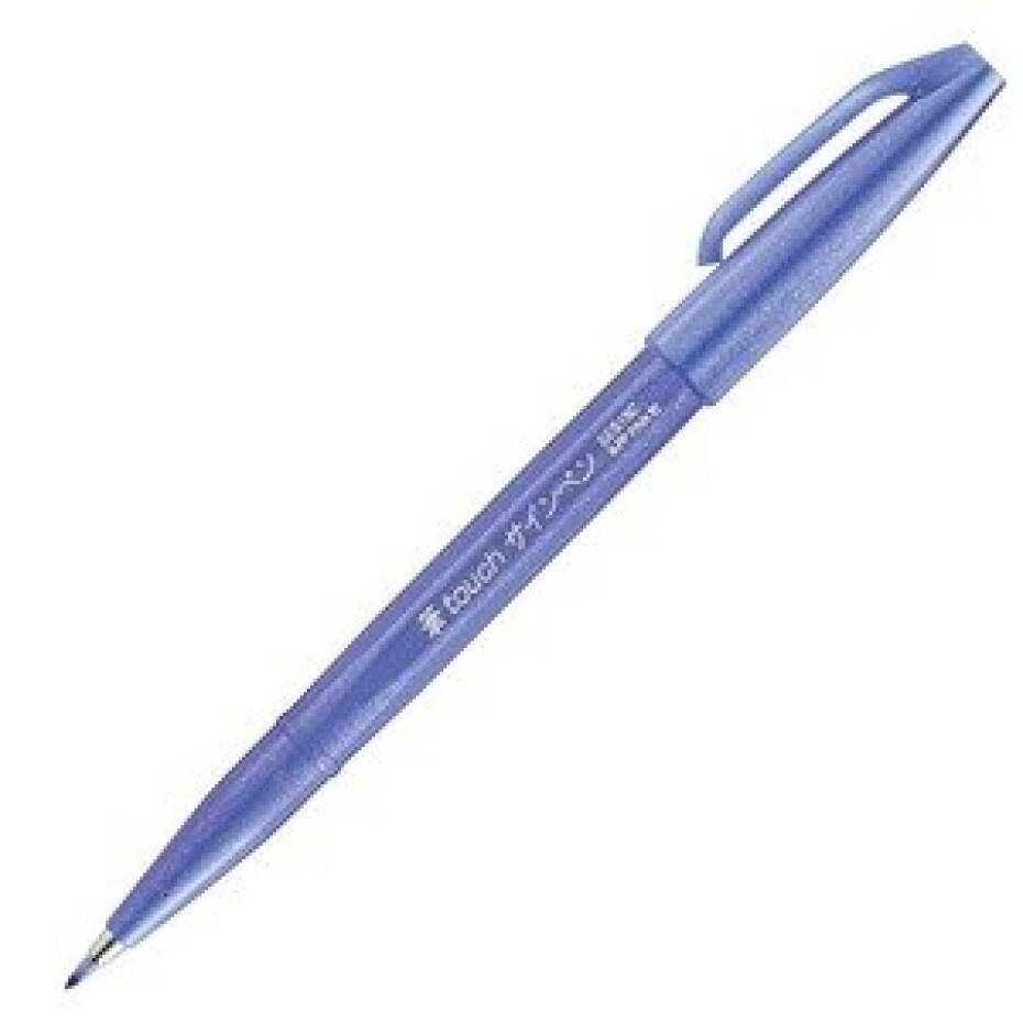 Popisovač Pentel Brush Sign Pen - modrofialový - main (0)
