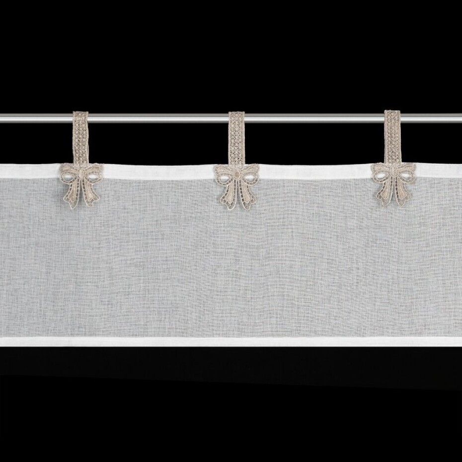 ArtFir Krátká záclona MELISA PU | bílá 150 x 30 cm - main (1)