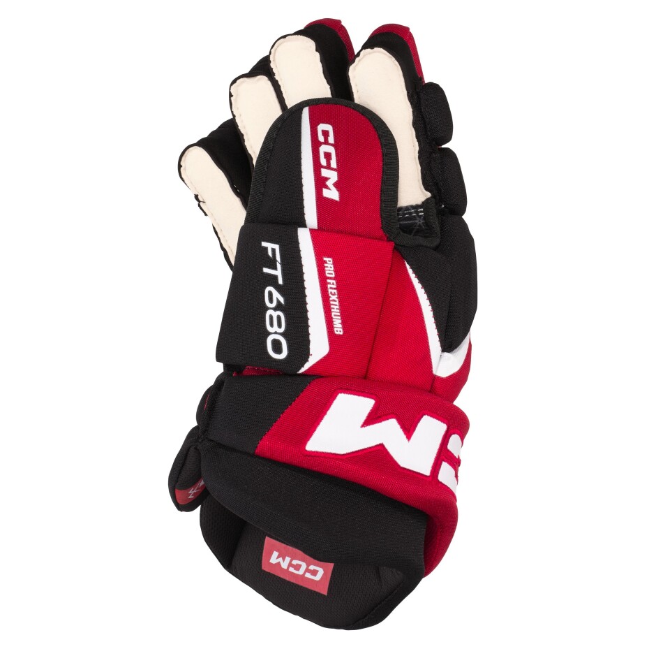 Hokejové rukavice CCM JetSpeed FT680 Black/Red/White Senior 14 palců - main (2)