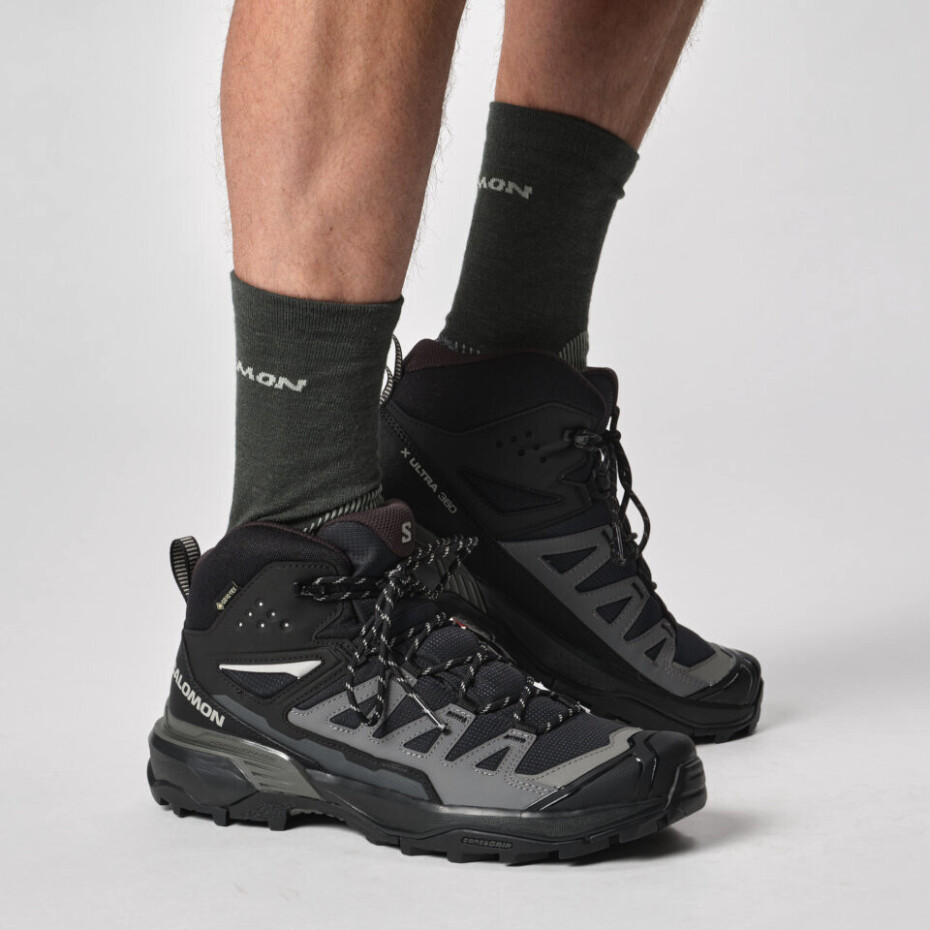 Pánská outdoorová obuv Salomon X Ultra 360 Mid Gore-Tex Black/Magnet/Pewter  UK 9,5 - main (2)