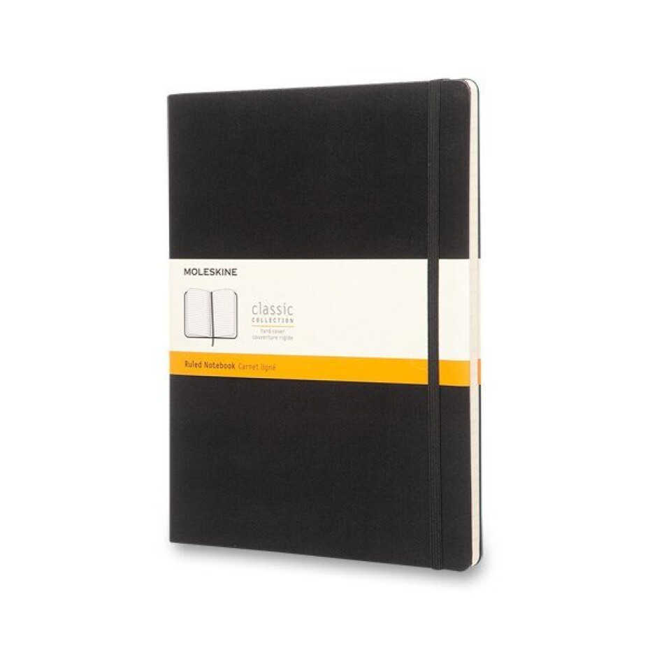 Zápisník Moleskine VÝBĚR BAREV - tvrdé desky - XL, linkovaný 1331/11192 - Zápisník Moleskine - tvrdé desky černý - main (0)
