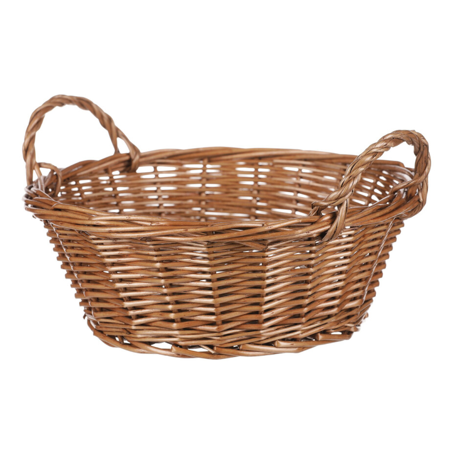 Proutěný dekorační košík Camille, 25 x 9 x 25 cm - main (0)