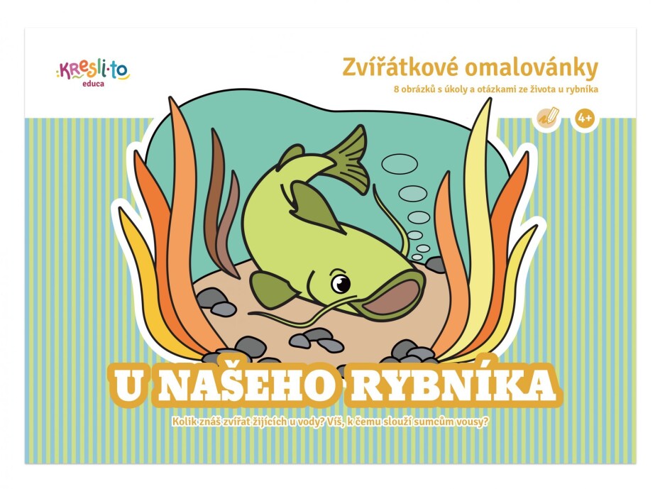 Zvířátkové omalovánky / U našeho rybníka - Kristýna Bízová - main (0)