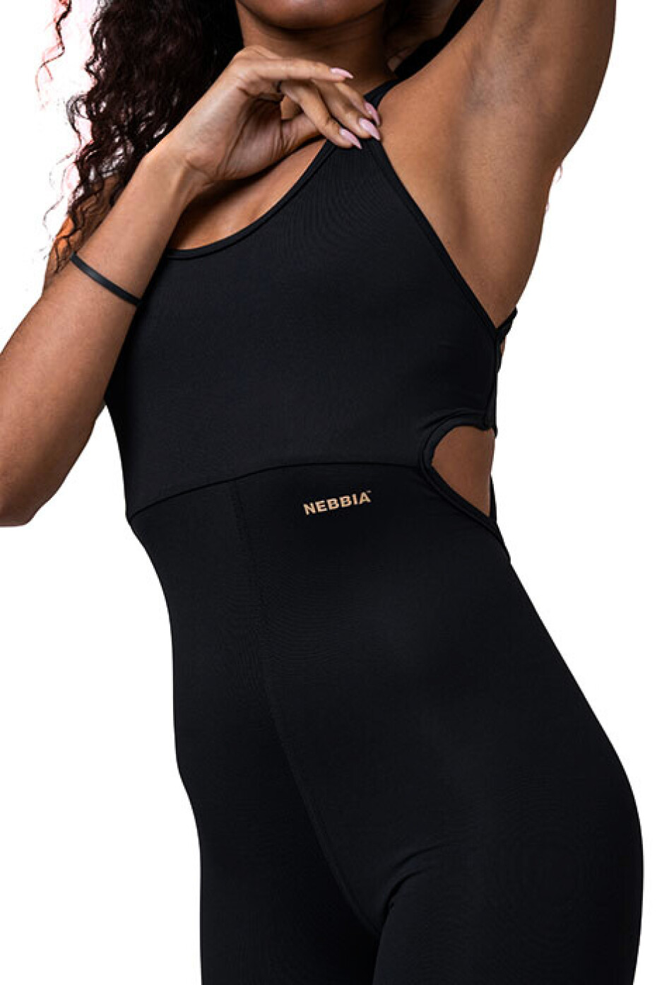 Dámský overal Nebbia Intense Intense Golden Overal 595 black M - main (2)