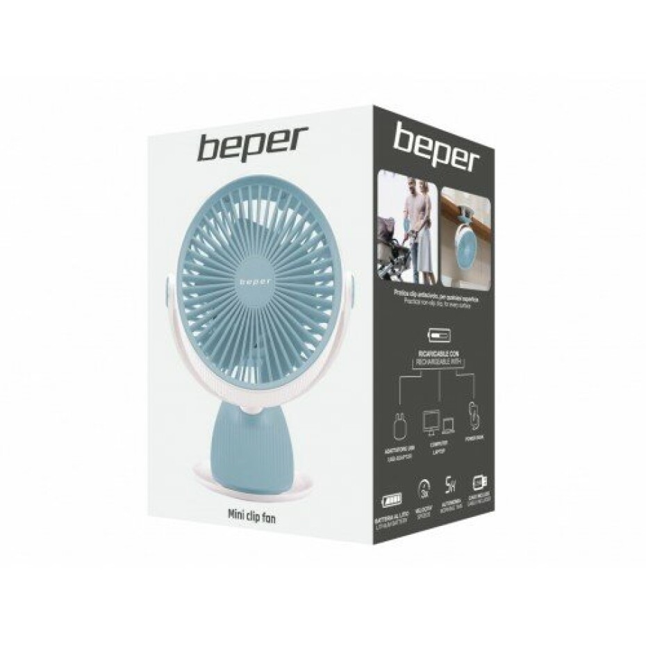 BEPER BE206 stolní klipsový USB ventilátor - main (5)