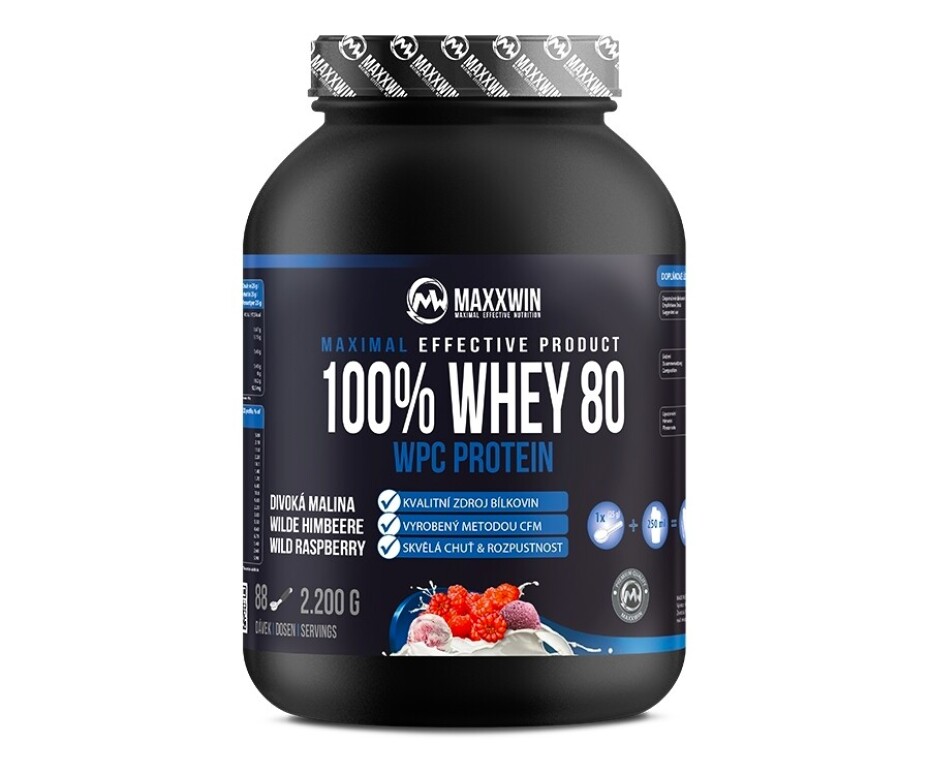 MAXXWIN 100% WHEY 80 2200 g banán - main (3)