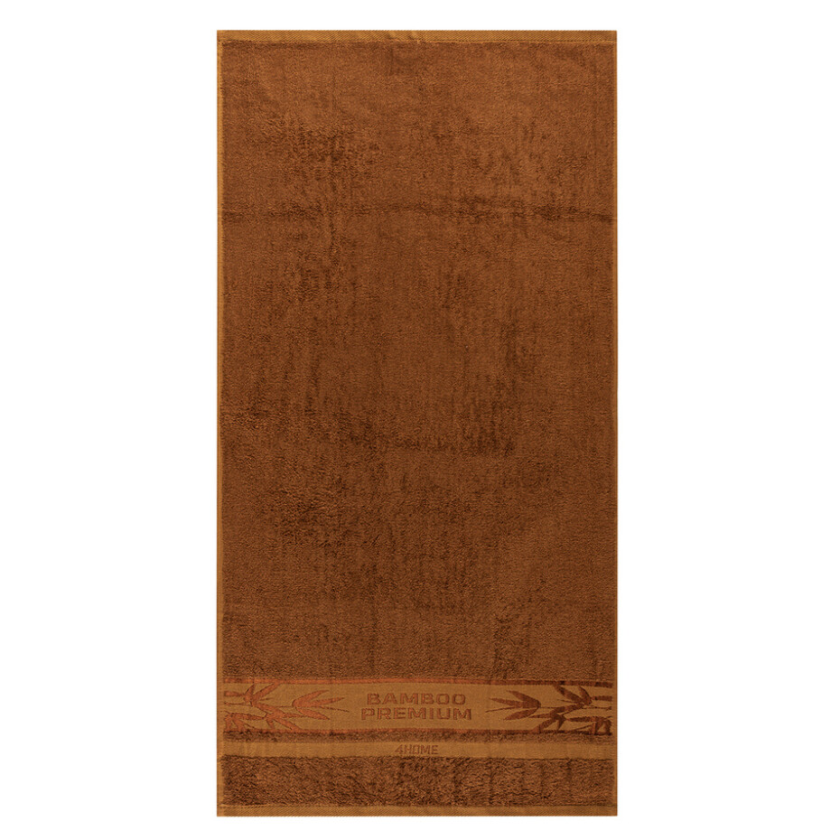 4Home Ručník Bamboo Premium hnědá, 30 x 50 cm, sada 2 ks - main (1)