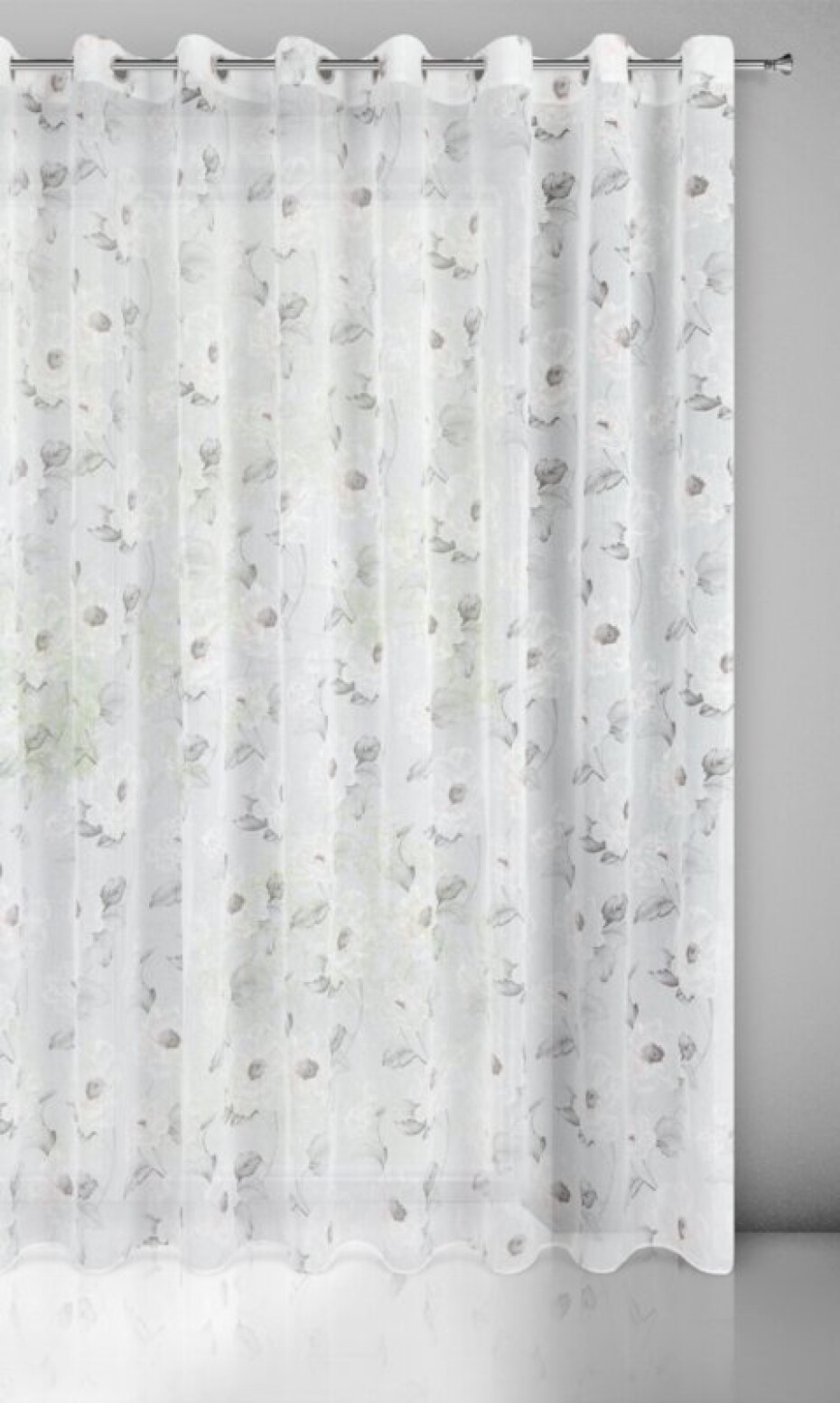 ArtFir Záclona BESSY K | bílá/růžová 350 x 250 cm - main (1)