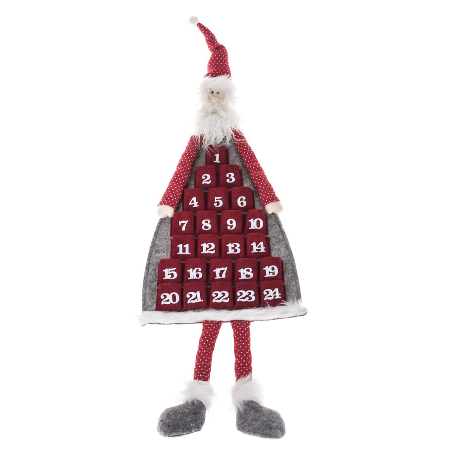 Závěsný adventní kalendář Santa, 110 cm - main (0)