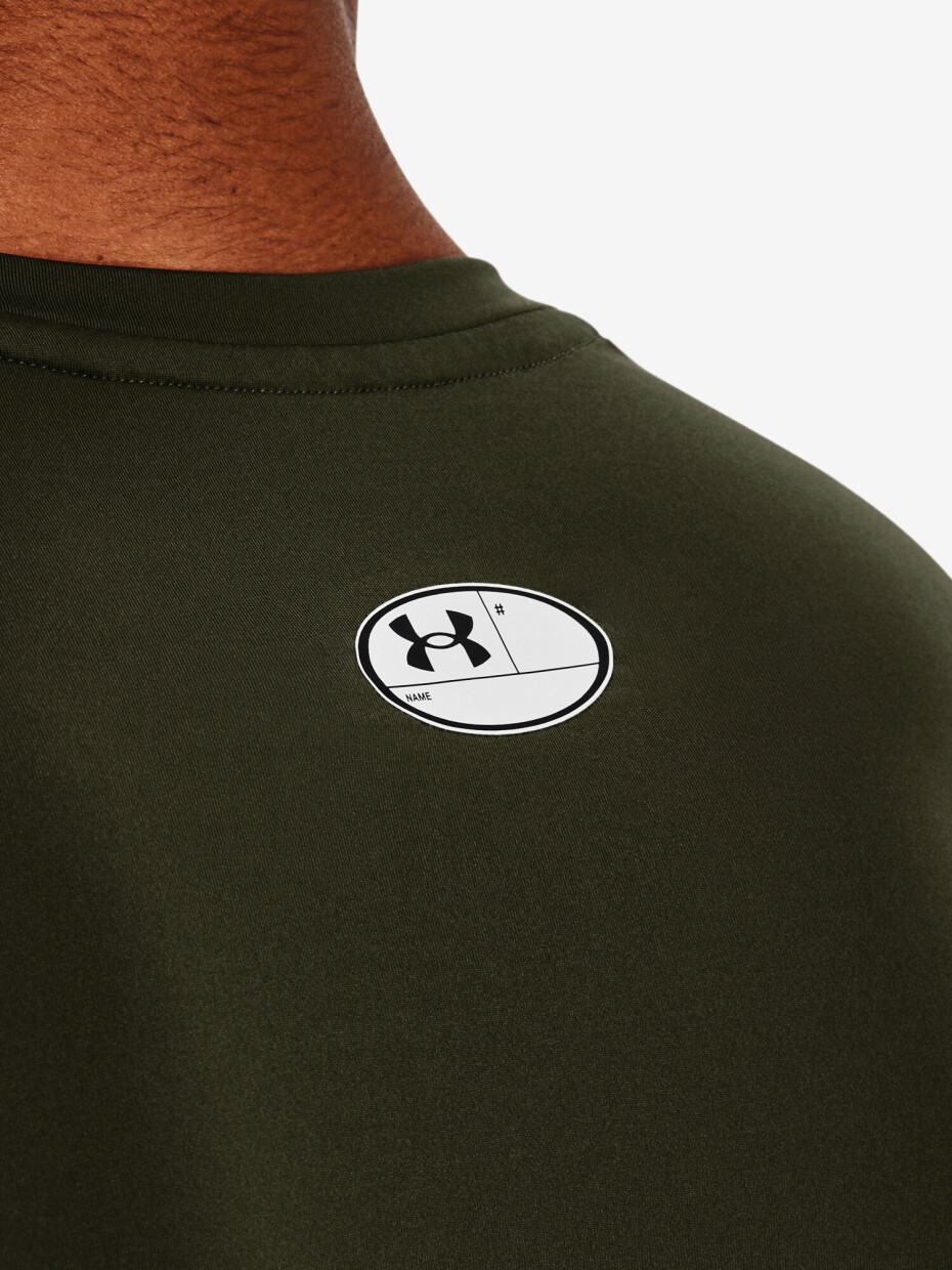 Pánské tričko Under Armour HeatGear Comp SS-GRN XL - main (2)