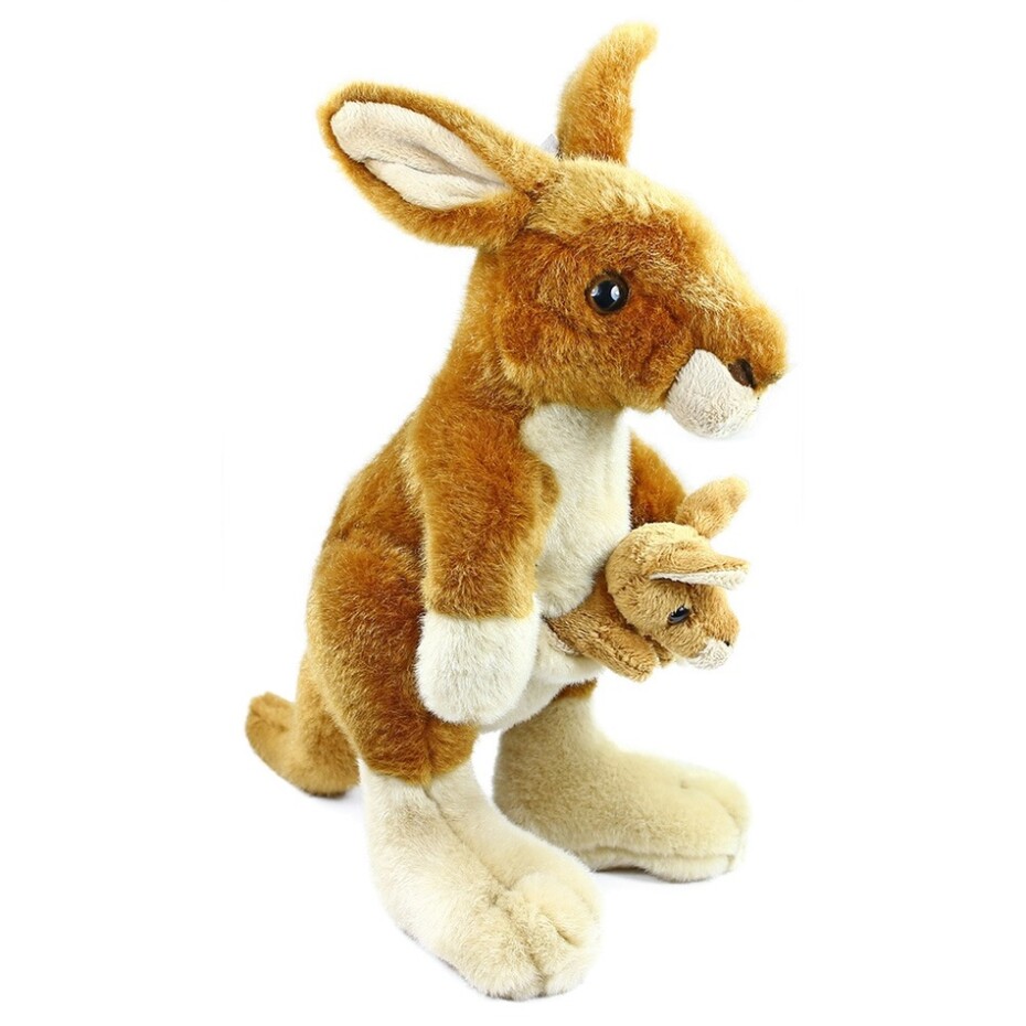 Rappa Plyšový klokan s mládětem, 27 cm - main (0)