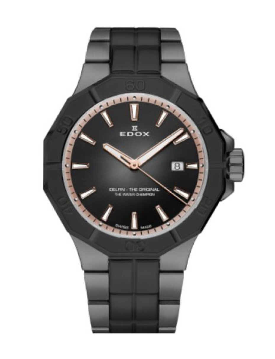 EDOX Delfin Quartz Date 53021-37GNM-NDR - main (0)