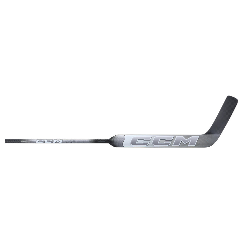 Kompozitová brankářská hokejka CCM Tacks XF White/Grey Senior 24 palců, L (normální gard) - main (4)