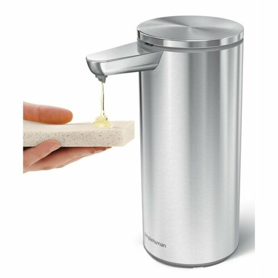 Simplehuman Bezdotykový dávkovač mýdla a desinfekce 414 ml, nerez - main (1)