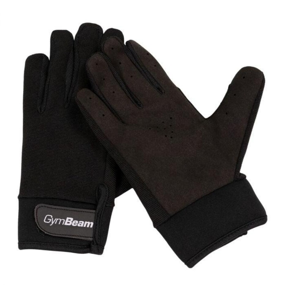 GymBeam Fitness rukavice Full Finger Black - main (0)