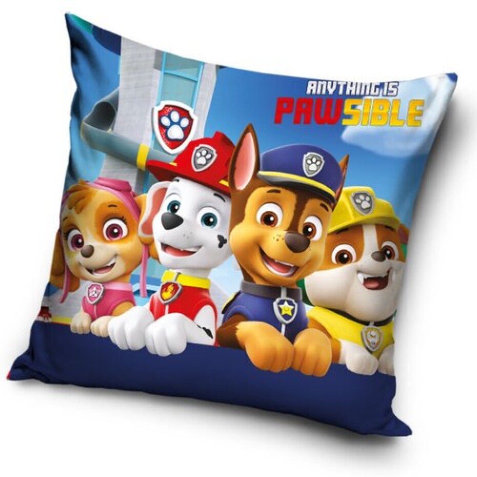 Carbotex Povlak na polštářek Tlapková Patrola Skvělá Práce Tlapky, 40 x 40 cm - main (0)