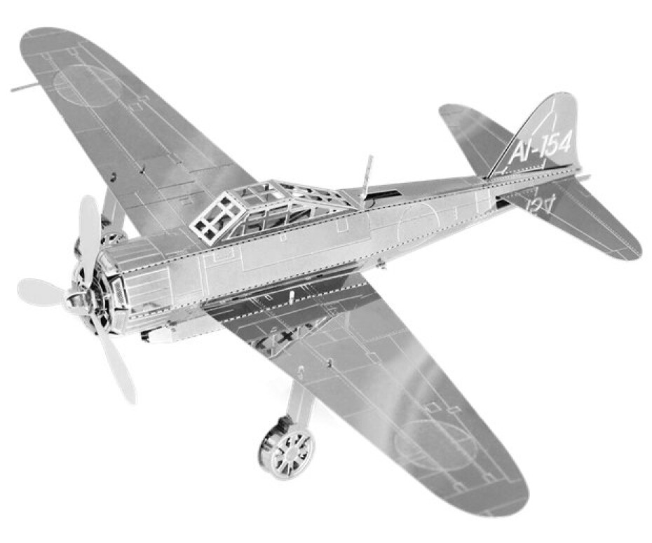 Piatnik Metal Earth Mitsubishi Zero - main (0)