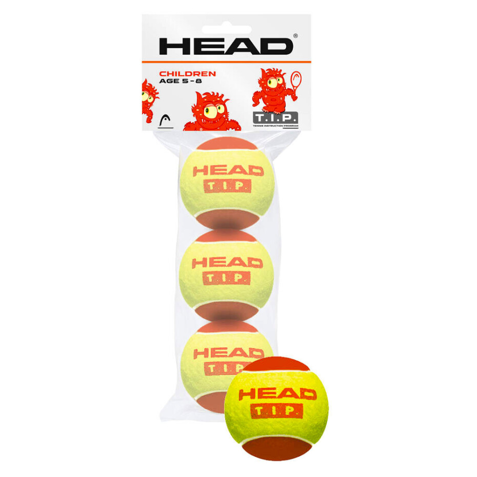 Dětské tenisové míče Head  T.I.P. Red (3 Pack) - main (0)