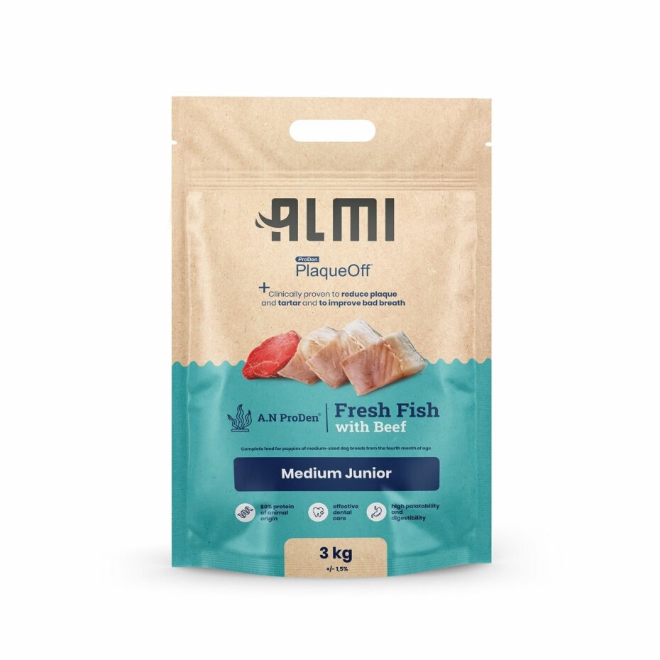 ALMI Medium Junior, Granule s mořskou řasou 3 kg - main (0)