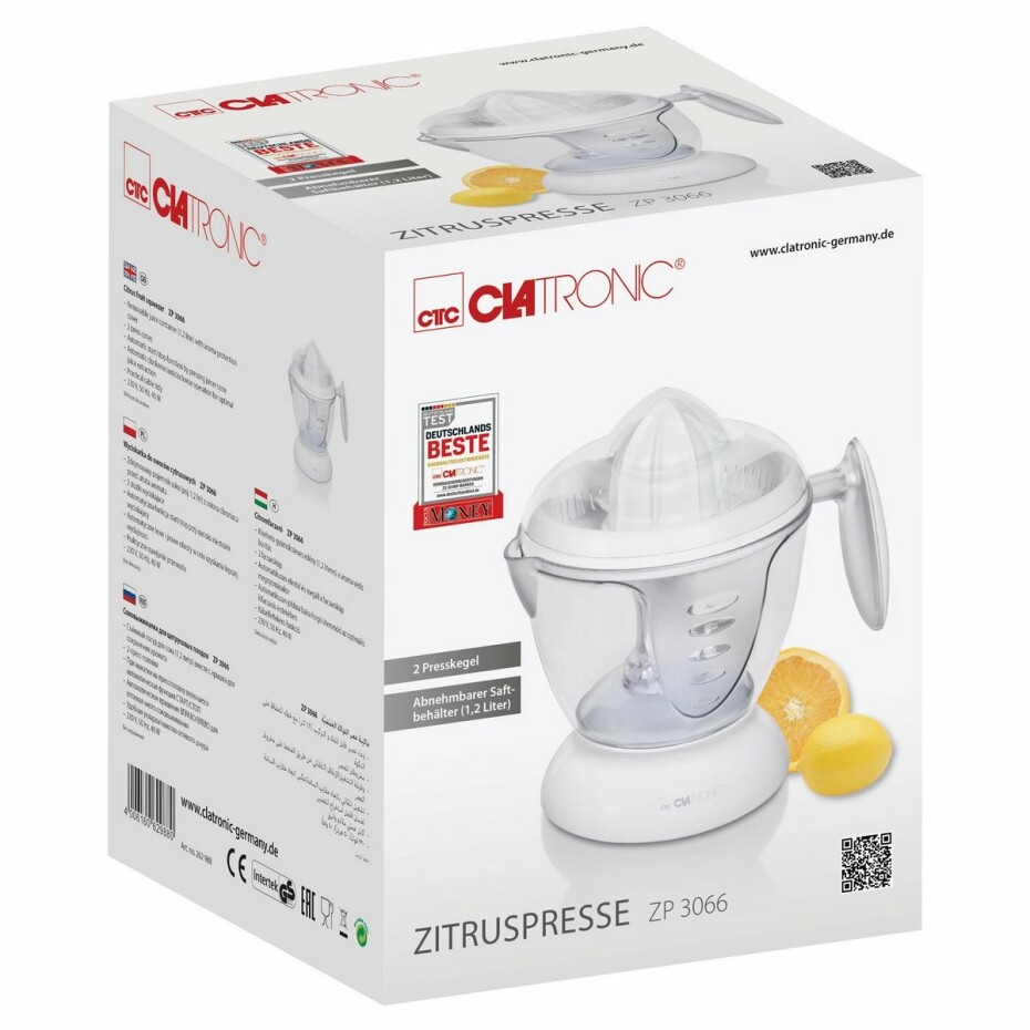 Clatronic ZP 3066 odšťavňovač - main (5)