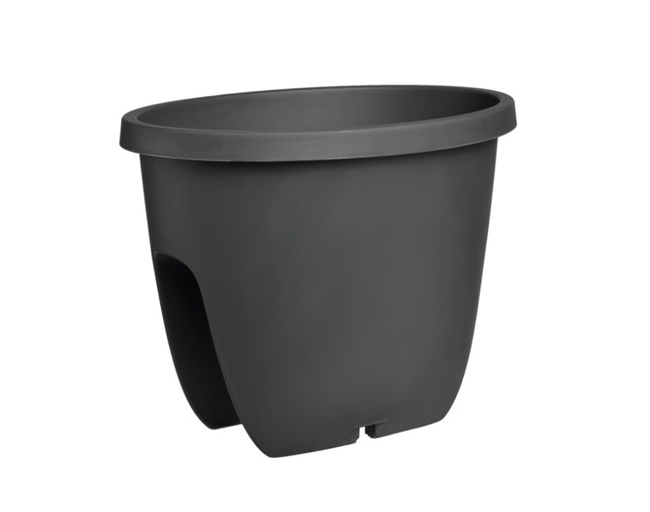 Gardenico Balkónový květináč na zábradlí Balconia OVI antracit, pr. 30 cm - main (0)