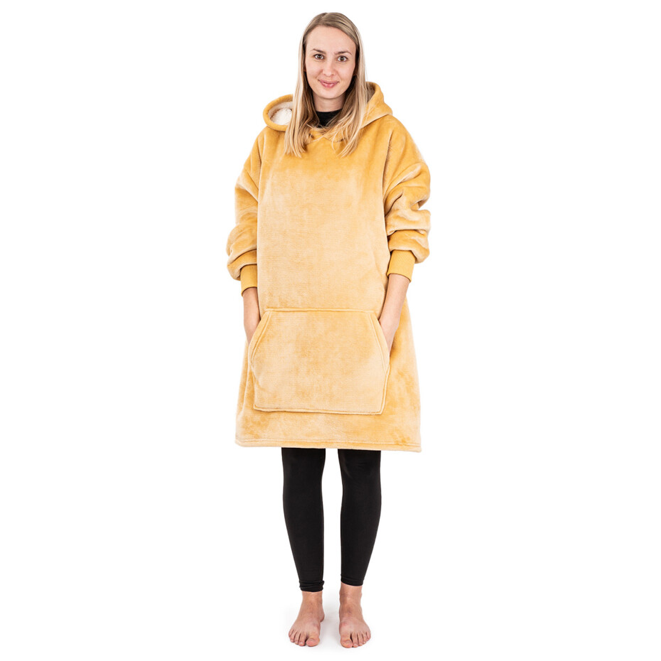 4Home Beránková mikina mikroplyš Beige, uni M - dámské - main (1)