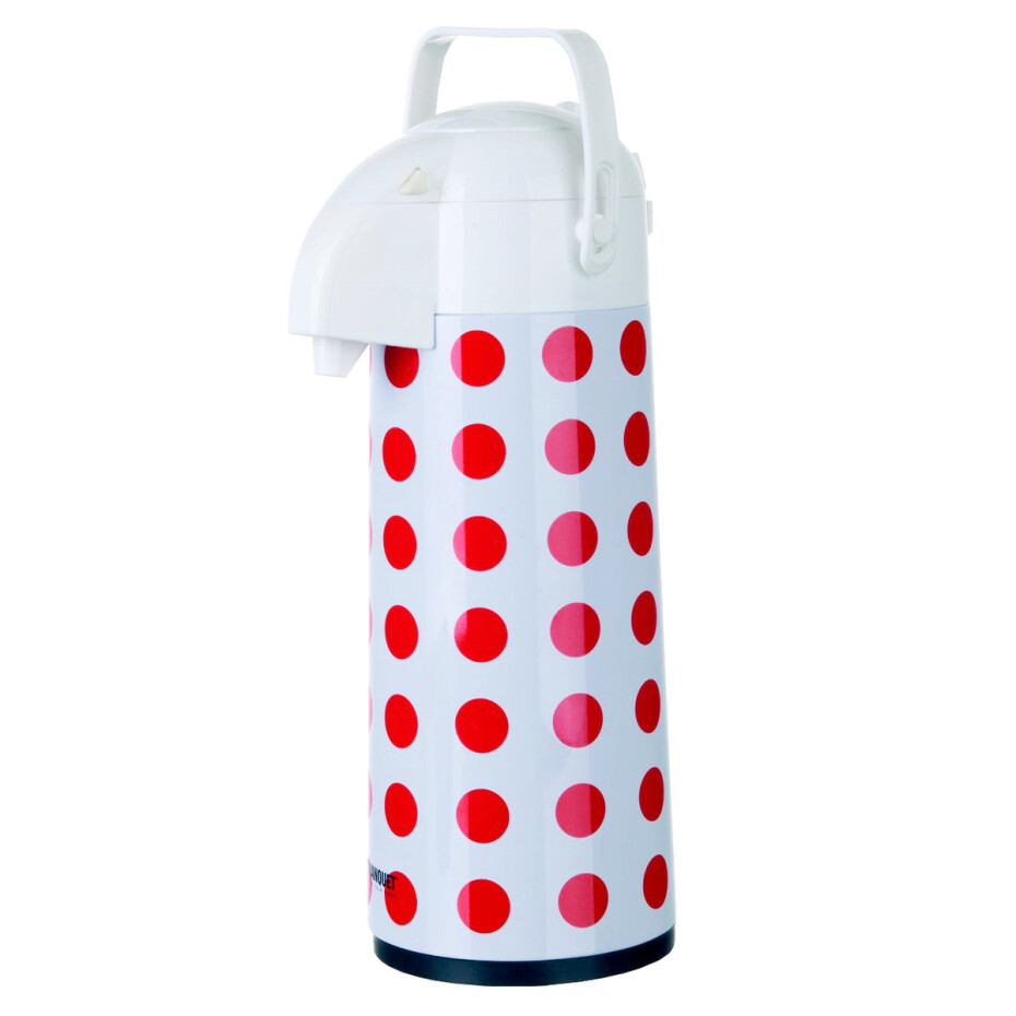BANQUET termoska s pumpou Culinaria dekor puntíky OK 1,9l - main (0)