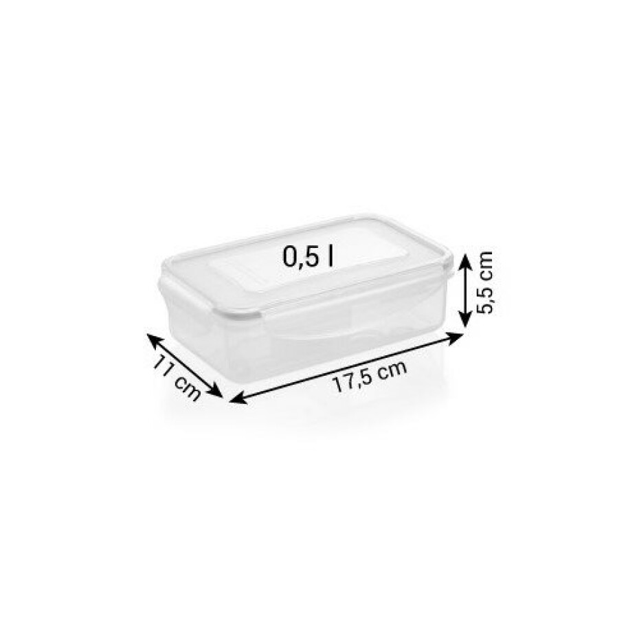 Tescoma Dělená dóza FRESHBOX 0,5 l, obdélníková - main (2)