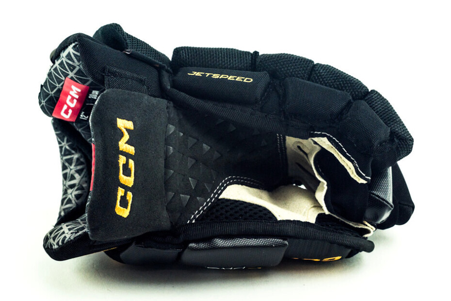 Hokejové rukavice CCM JetSpeed FT6 Pro Black/Sunflower Junior 12 palců - main (4)