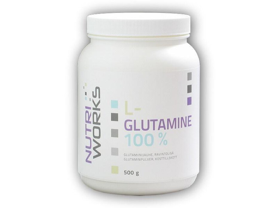 Nutri Works L-Glutamine 100% 500g - main (0)